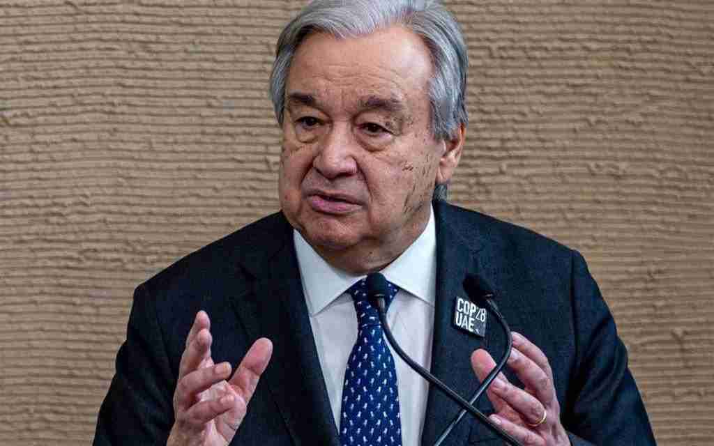 Guterres: “E’ inaccettabile negare il riconoscimento di uno stato palestinese”